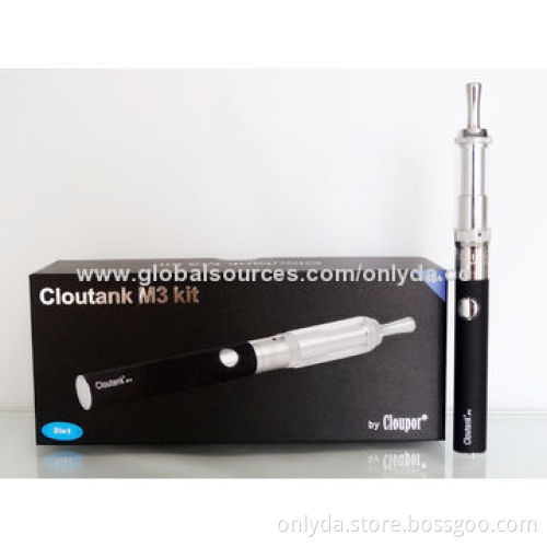 Electronic cigarette dry herb vaporizer pen Cloutank M3 kit